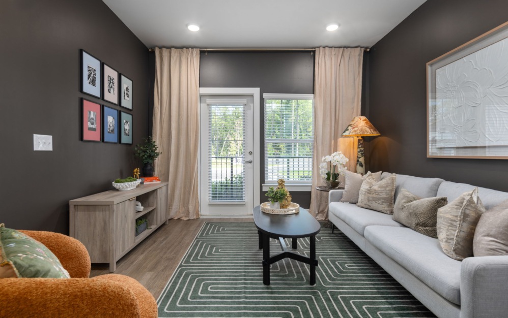 B1 - 2 bedroom floorplan layout with 2 bathrooms and 1165 square feet (Expansive Living Area)