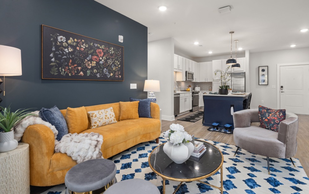 A1 - 1 bedroom floorplan layout with 1 bathroom and 756 square feet (Expansive Living Area)
