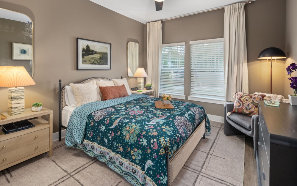 B1 - 2 bedroom floorplan layout with 2 bathrooms and 1165 square feet (Serene Primary Bedroom Retreat)